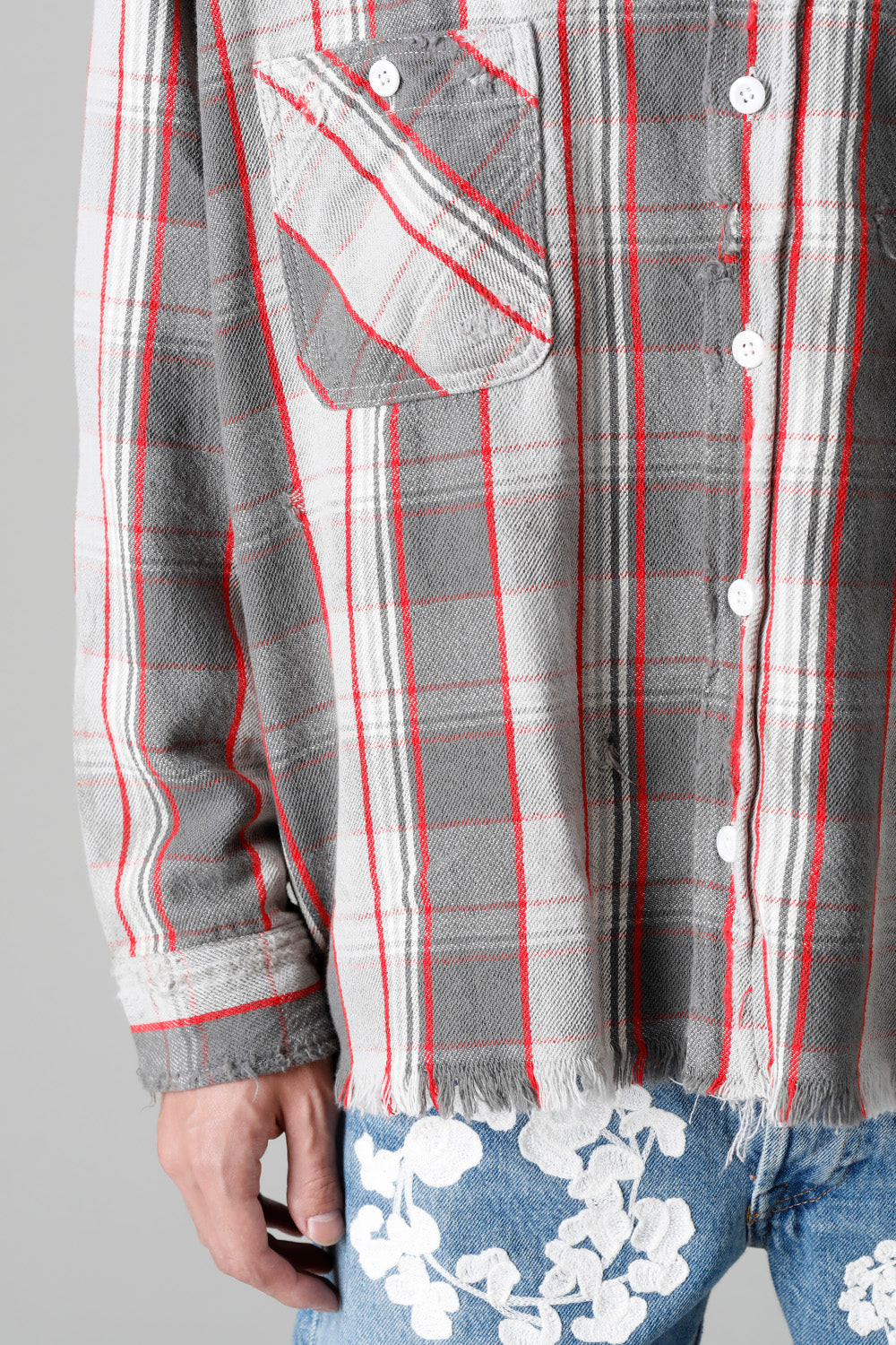 シャーマーアカデミー × セントマイケル フランネルシャツ