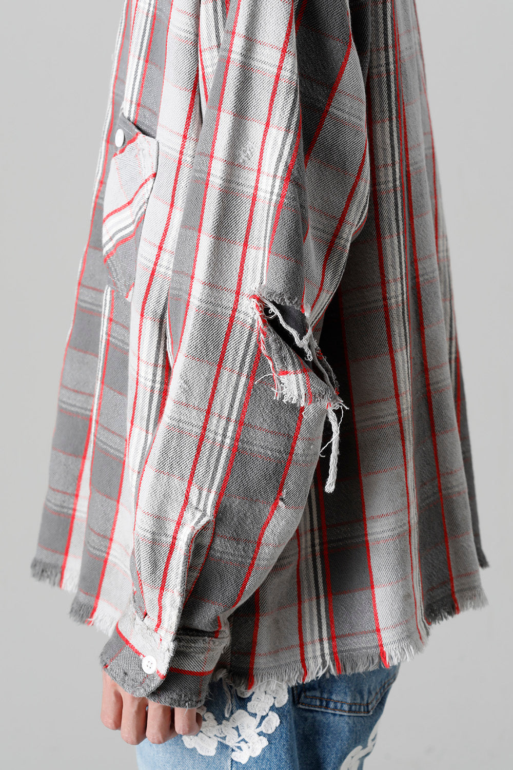 シャーマーアカデミー × セントマイケル フランネルシャツ