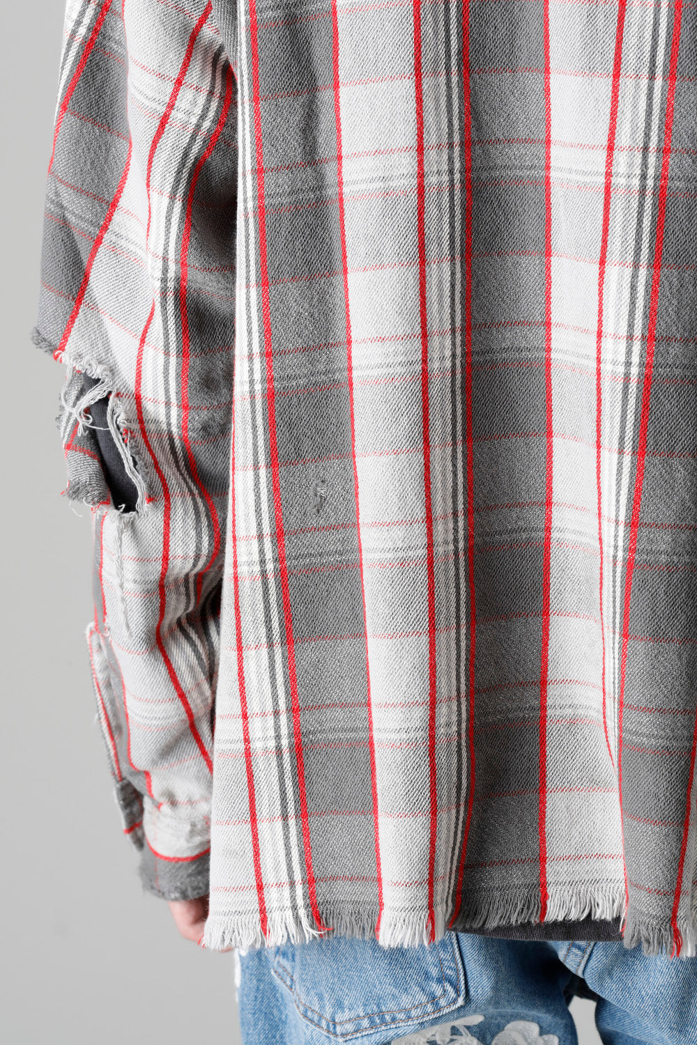 シャーマーアカデミー × セントマイケル フランネルシャツ