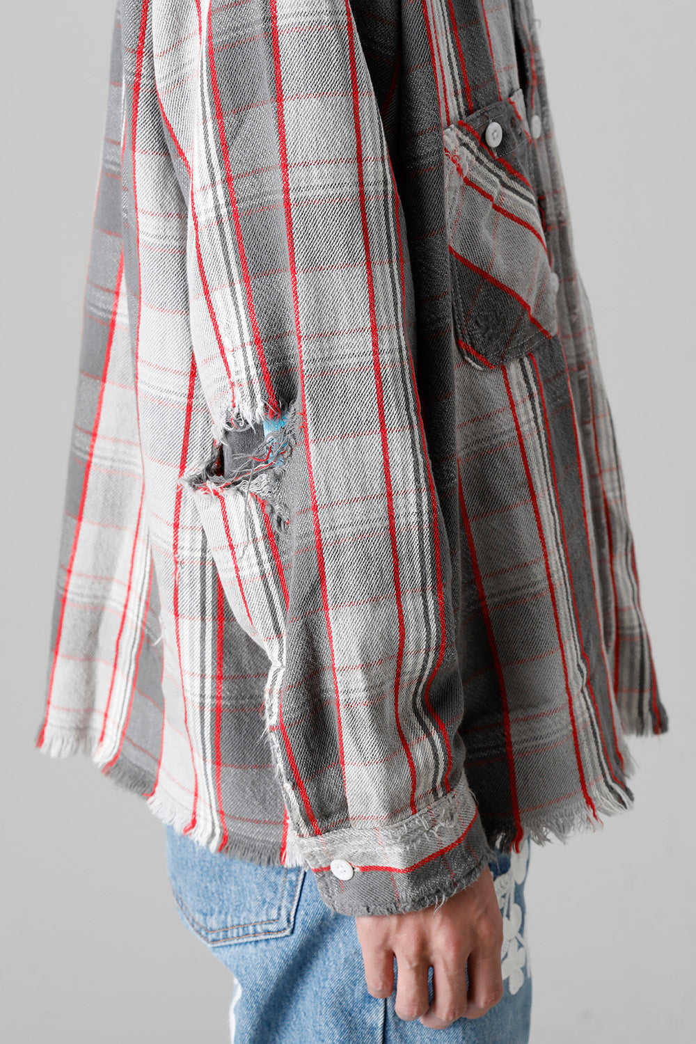 シャーマーアカデミー × セントマイケル フランネルシャツ