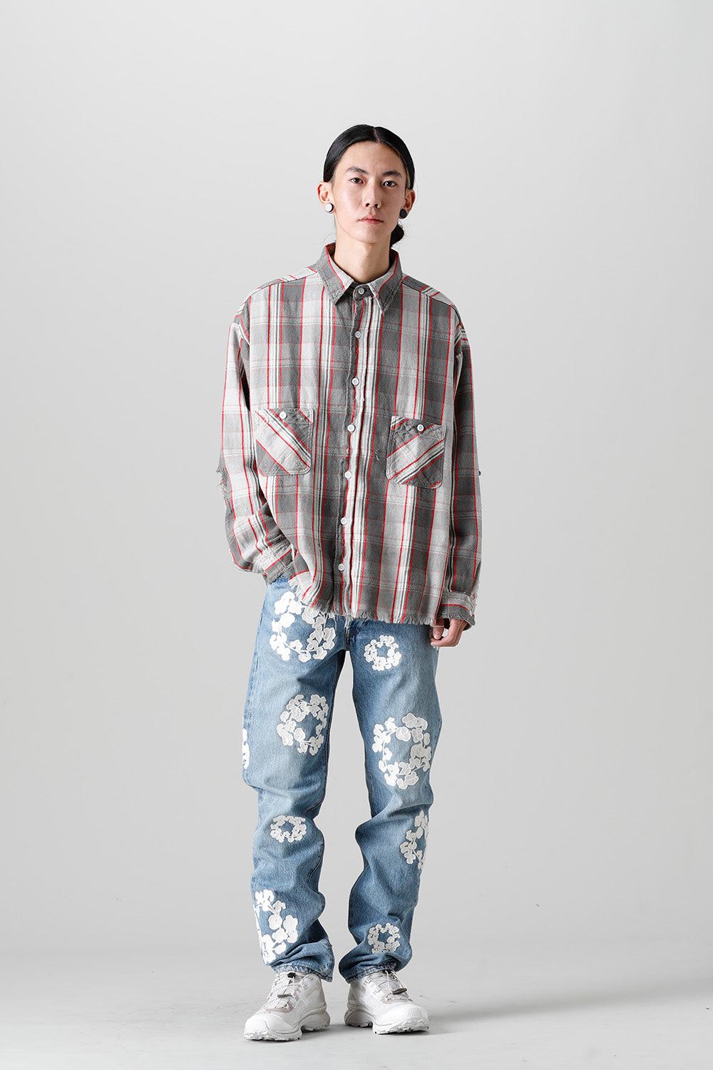 シャーマーアカデミー × セントマイケル フランネルシャツ