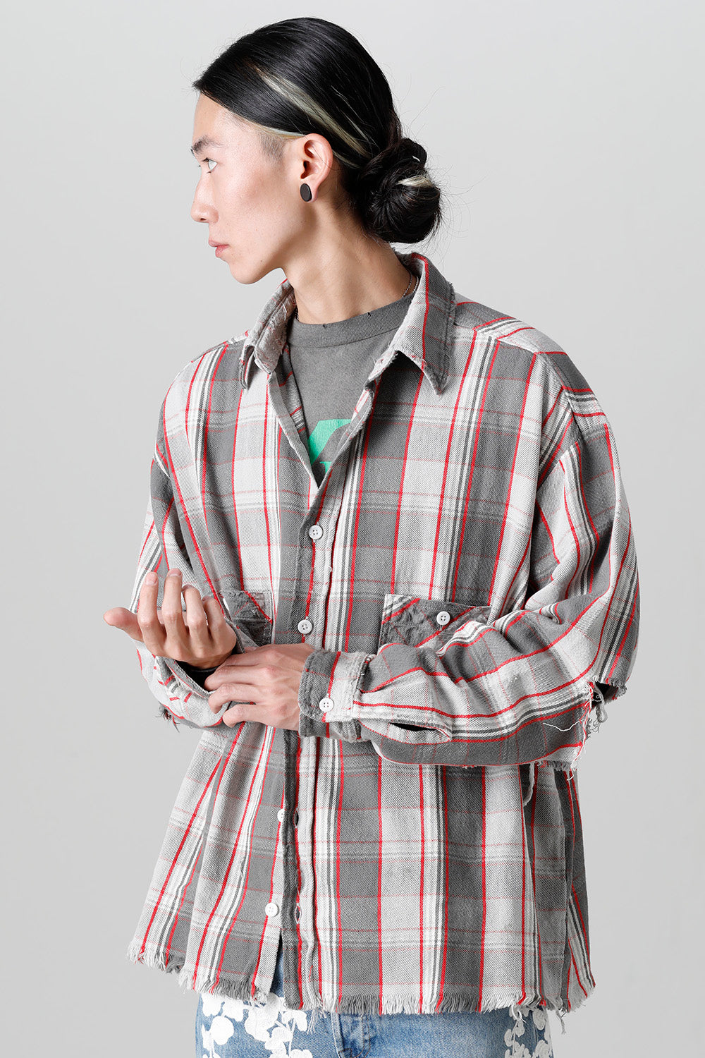 シャーマーアカデミー × セントマイケル フランネルシャツ