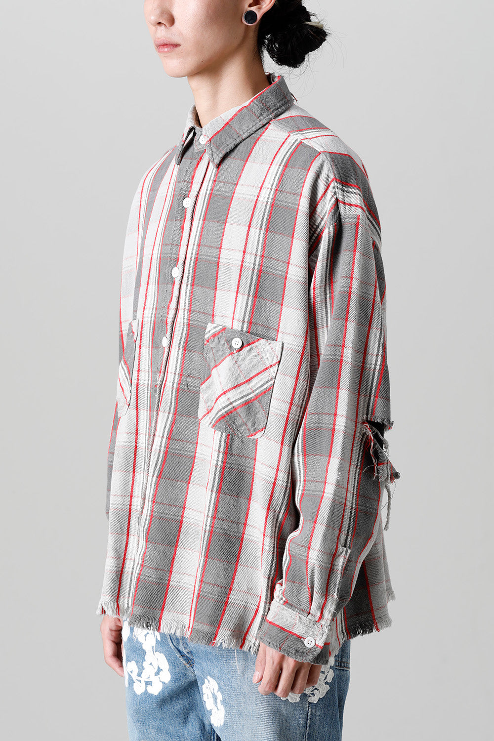 シャーマーアカデミー × セントマイケル フランネルシャツ