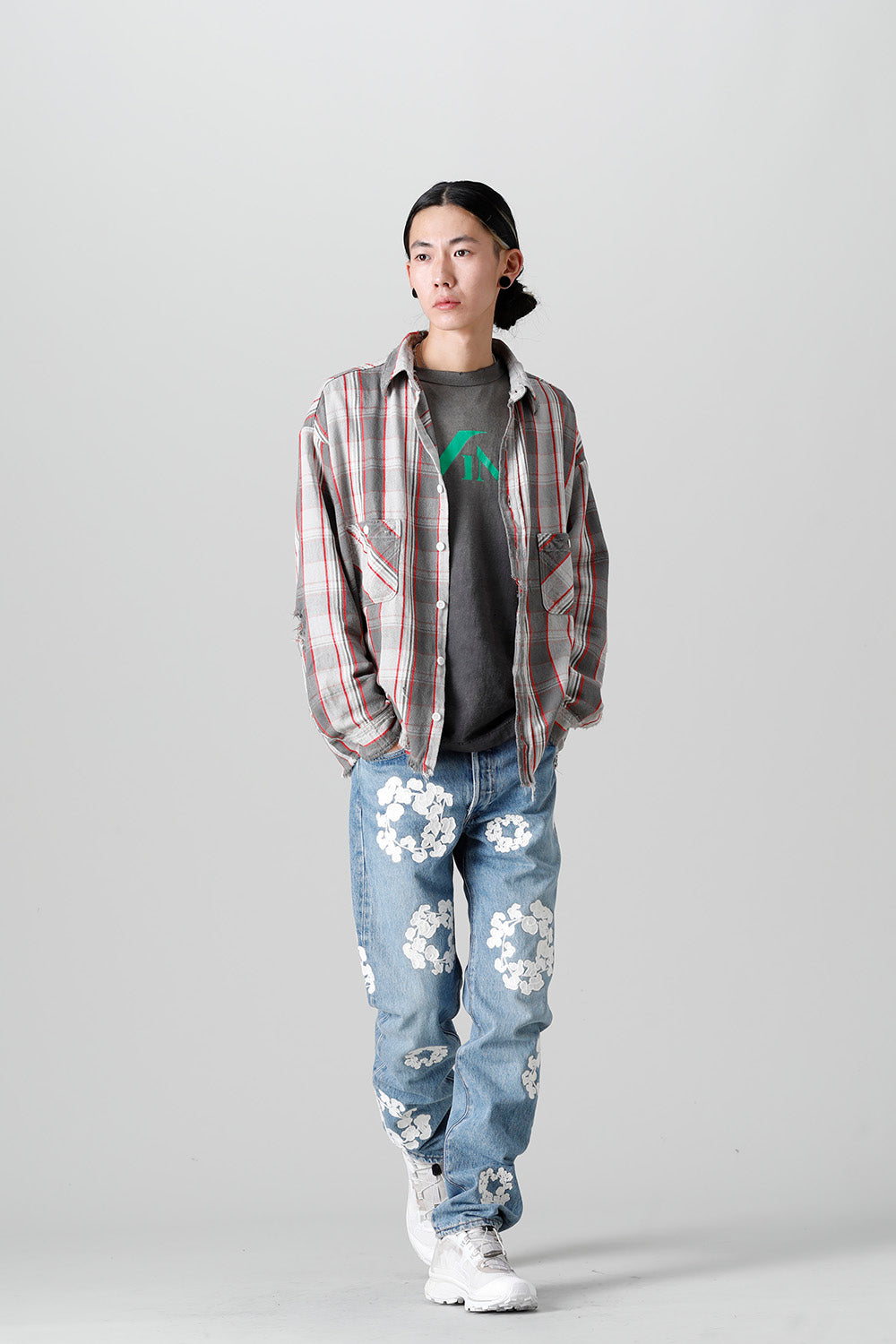 シャーマーアカデミー × セントマイケル フランネルシャツ