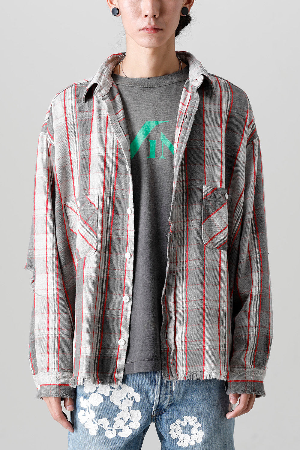 シャーマーアカデミー × セントマイケル フランネルシャツ