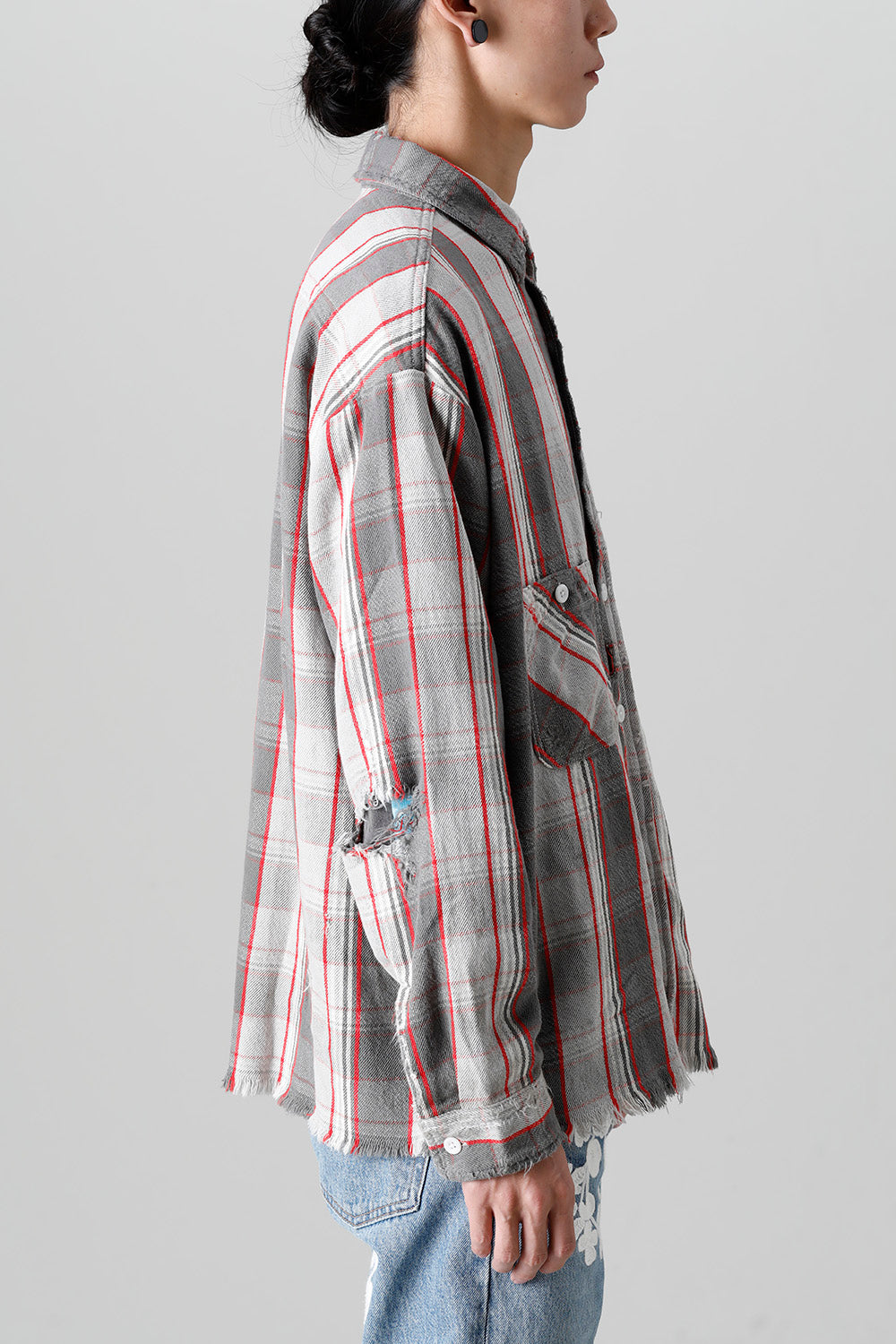 シャーマーアカデミー × セントマイケル フランネルシャツ