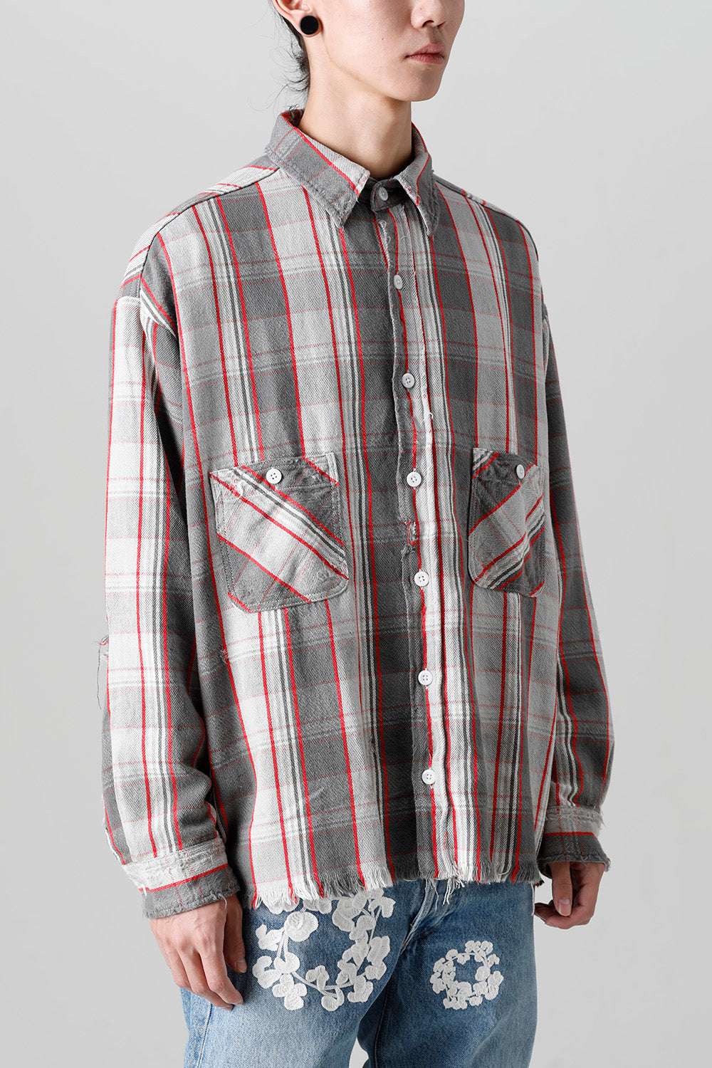 シャーマーアカデミー × セントマイケル フランネルシャツ