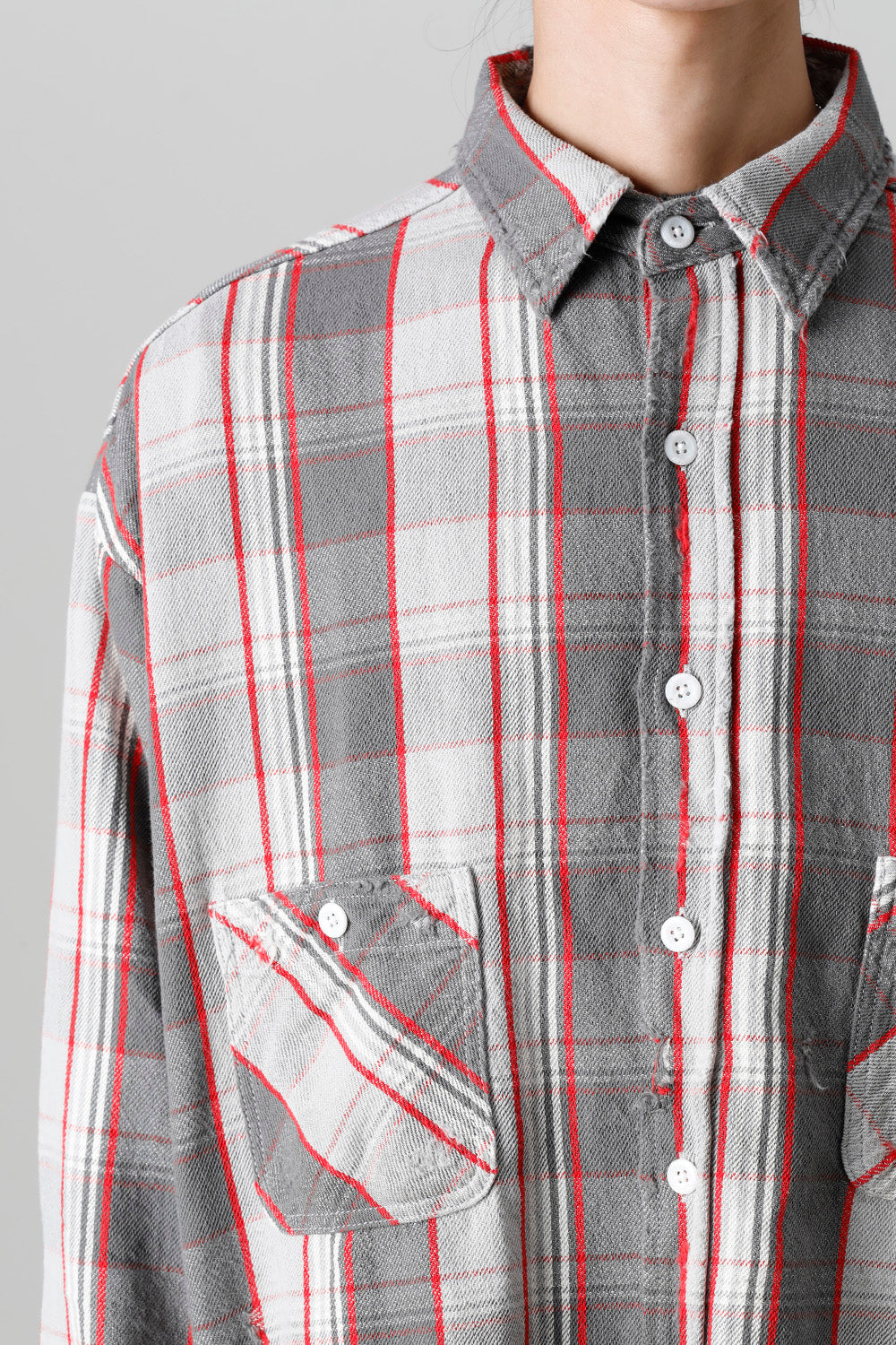 シャーマーアカデミー × セントマイケル フランネルシャツ