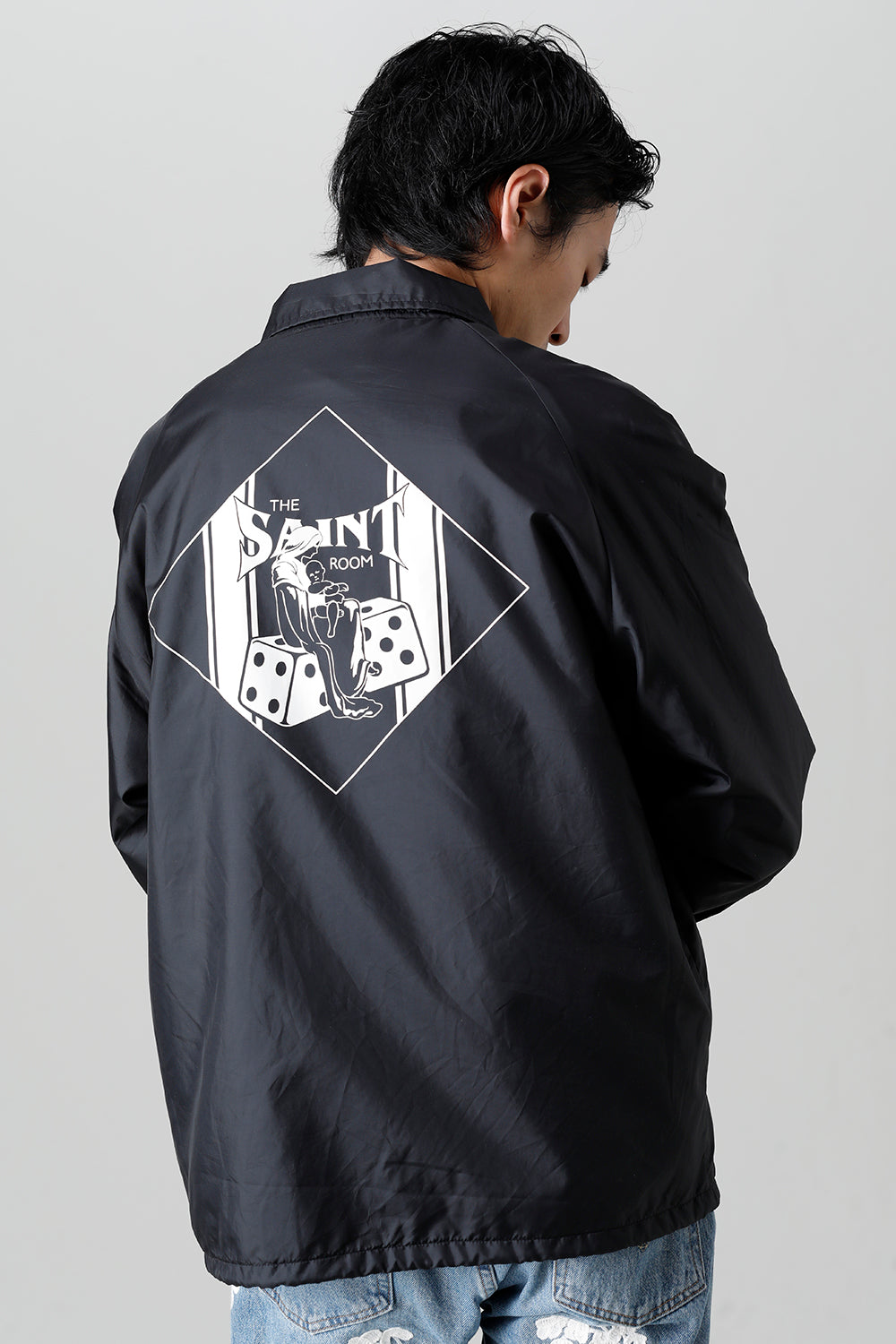 シャーマーアカデミー × セントマイケル SAINT ROOM コーチジャケット