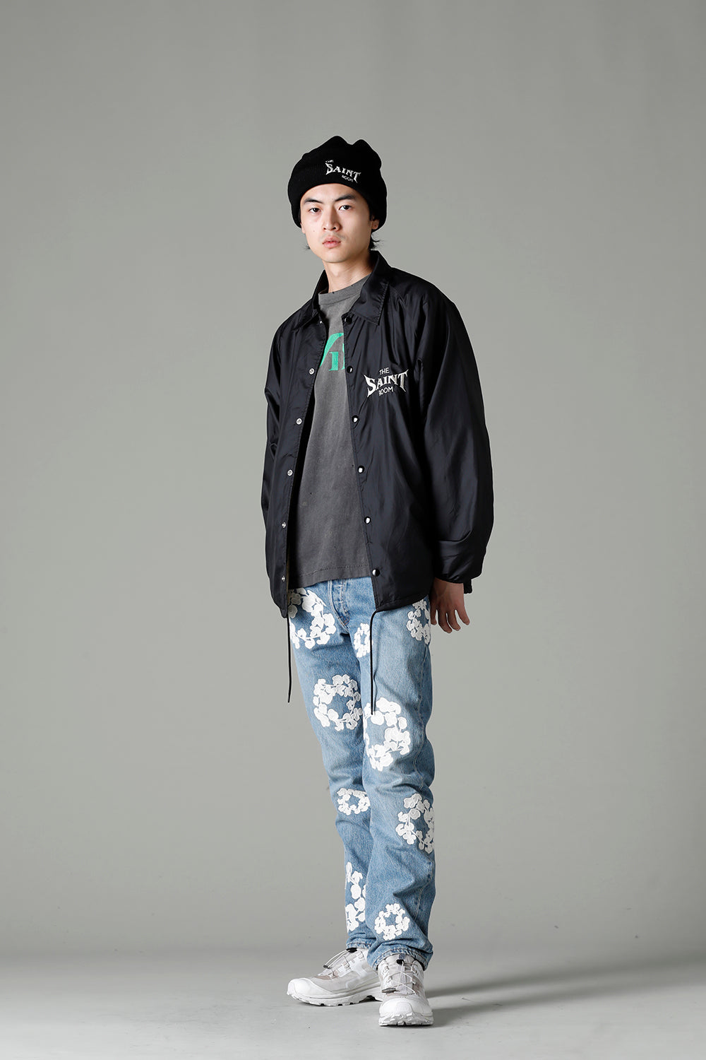 シャーマーアカデミー × セントマイケル SAINT ROOM コーチジャケット