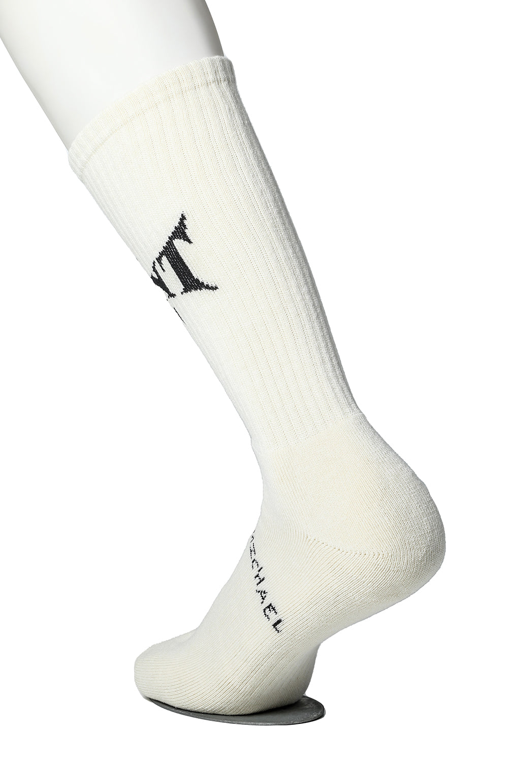 SHERMER ACADEMY × ©SAINT M×××××× SAINT ROOM Socks Ecru × Black