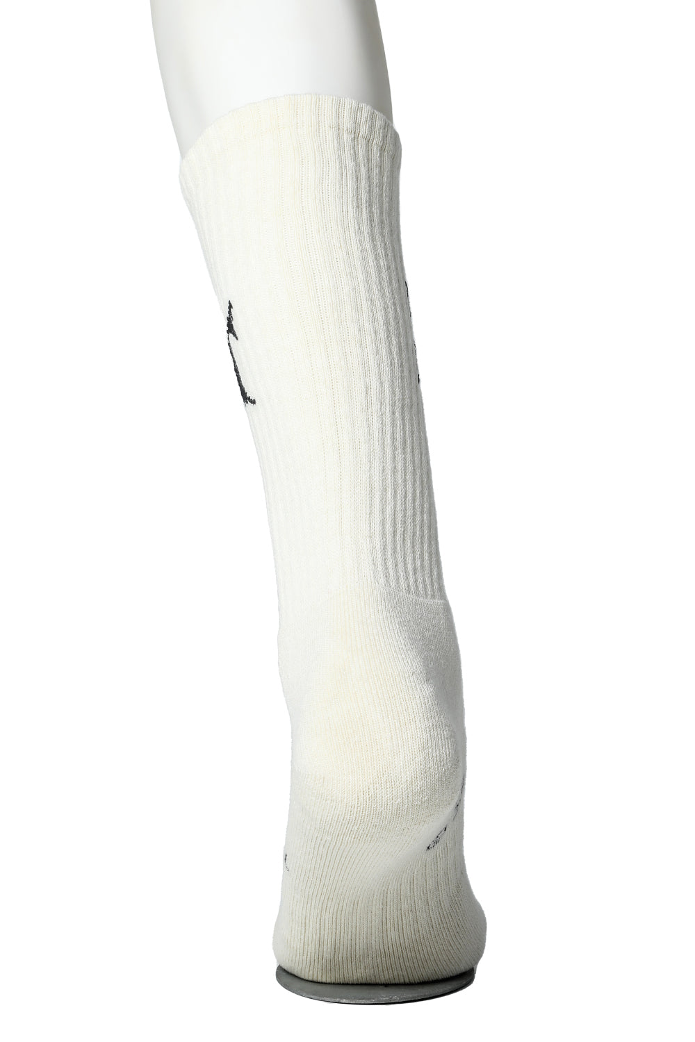 SHERMER ACADEMY × ©SAINT M×××××× SAINT ROOM Socks Ecru × Black