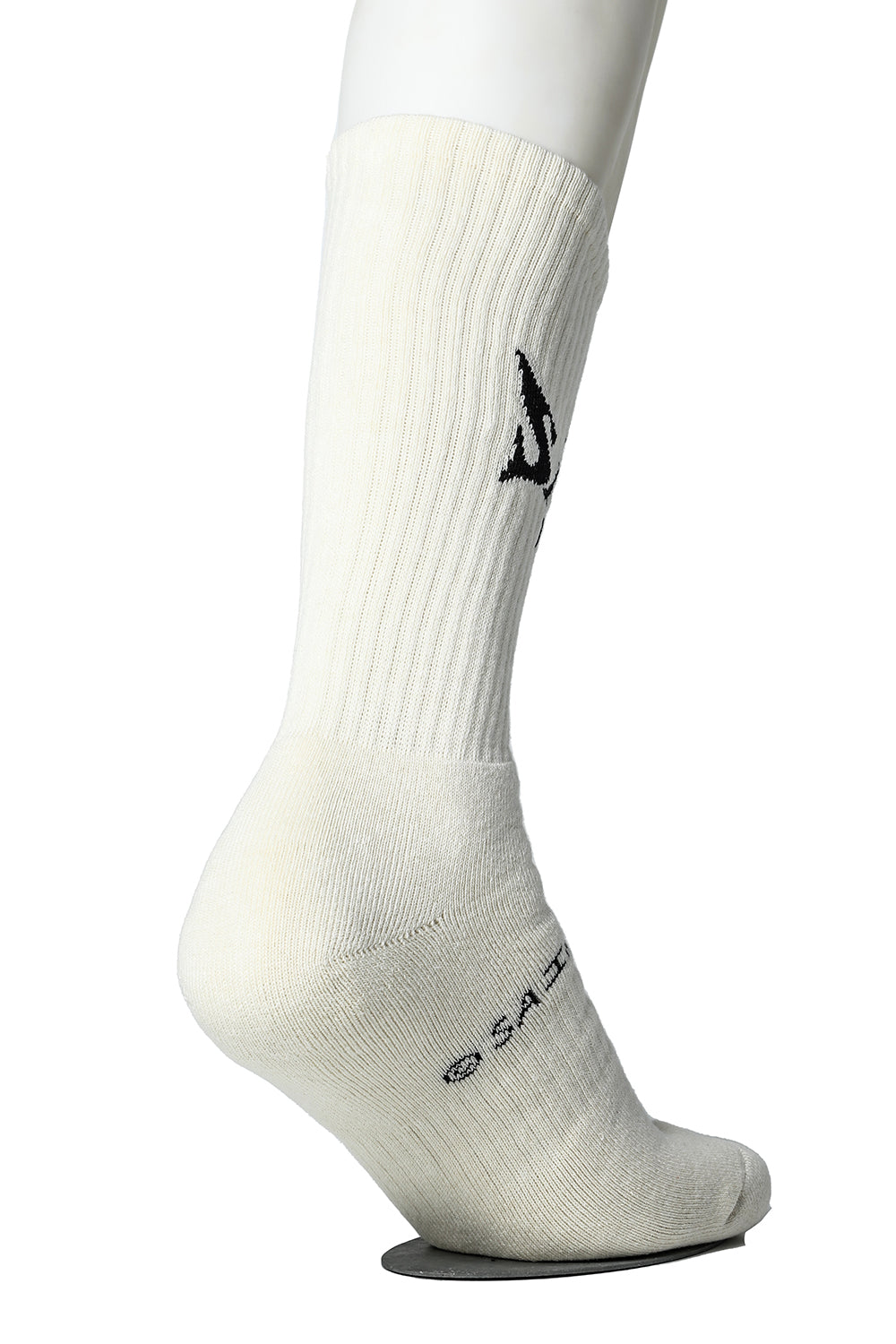 SHERMER ACADEMY × ©SAINT M×××××× SAINT ROOM Socks Ecru × Black