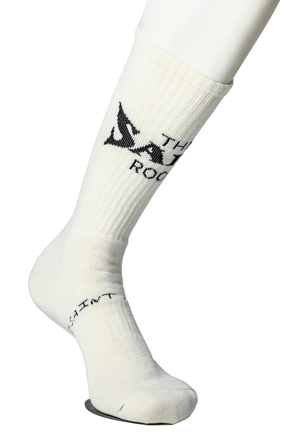 SHERMER ACADEMY × ©SAINT M×××××× SAINT ROOM Socks Ecru × Black