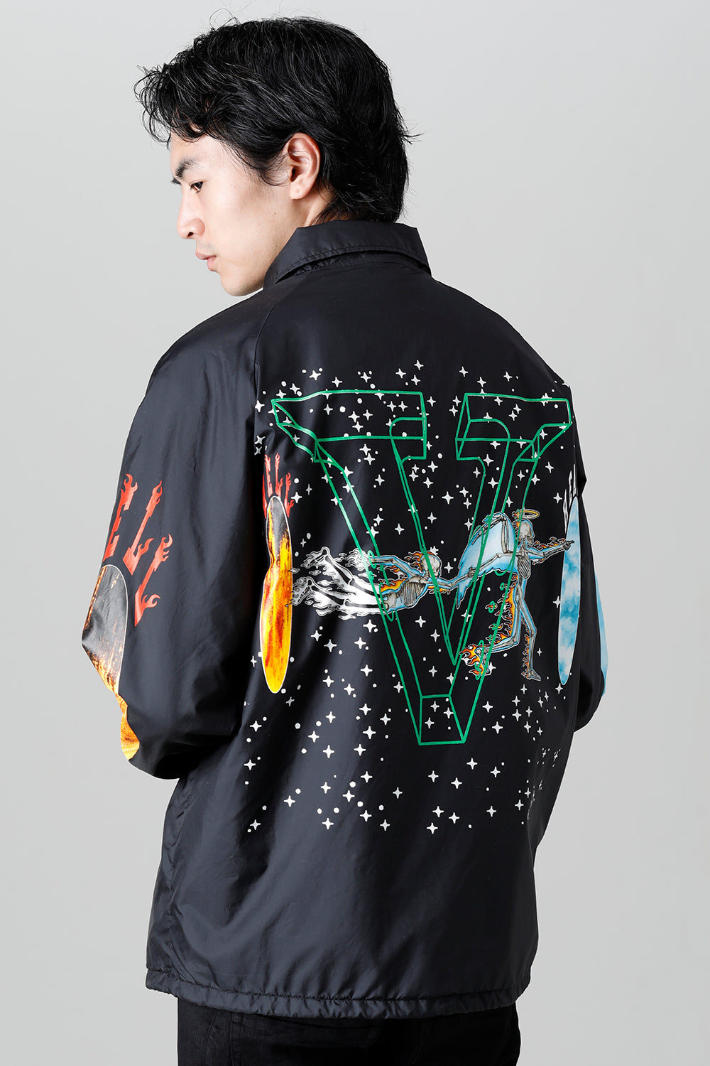 VLONE × ©SAINT M×××××× SKULL Coach Jacket