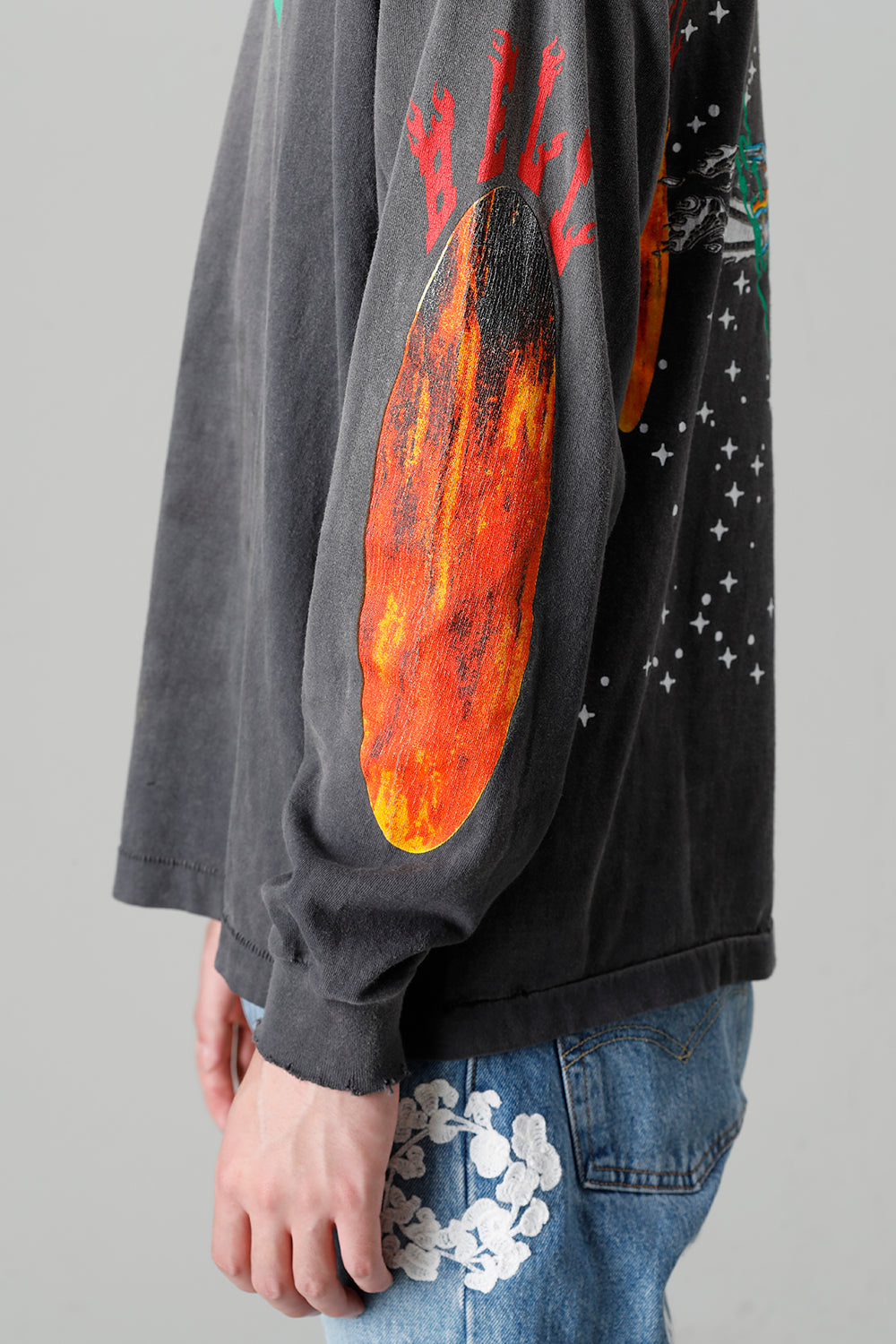 VLONE × ©SAINT M×××××× SKULL Long sleeve T-shirt