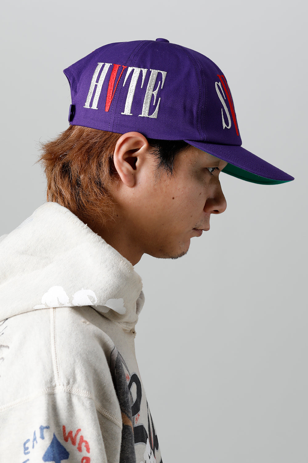 VLONE × ©SAINT M×××××× Cap Purple