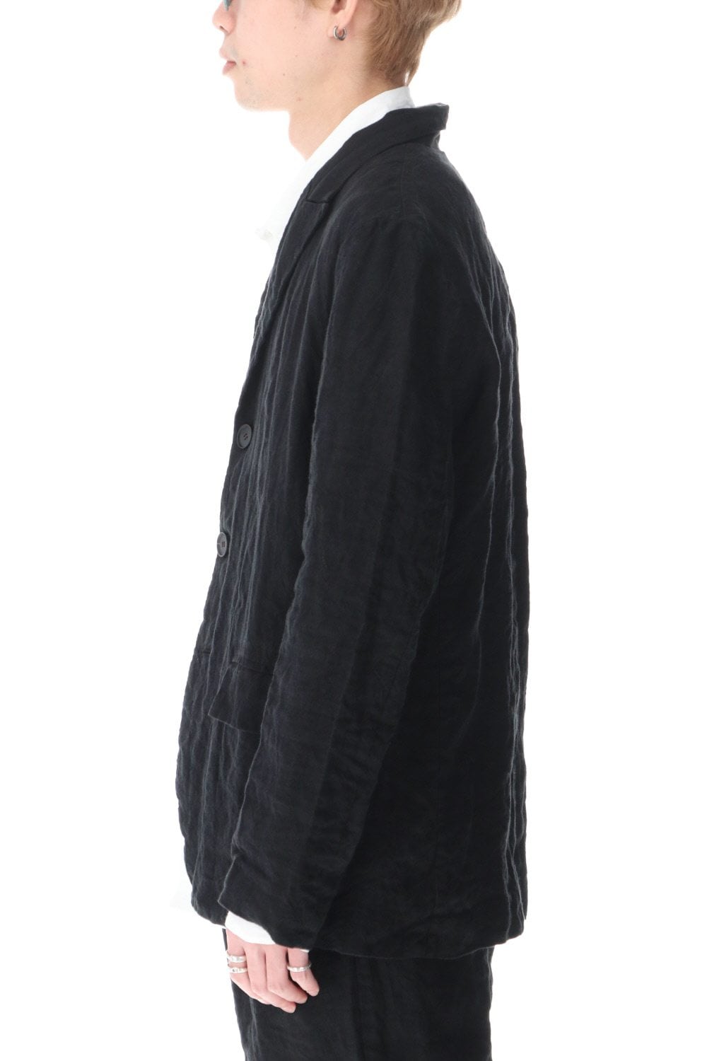 Artist Linen 3B Peaked Lapel Jacket 