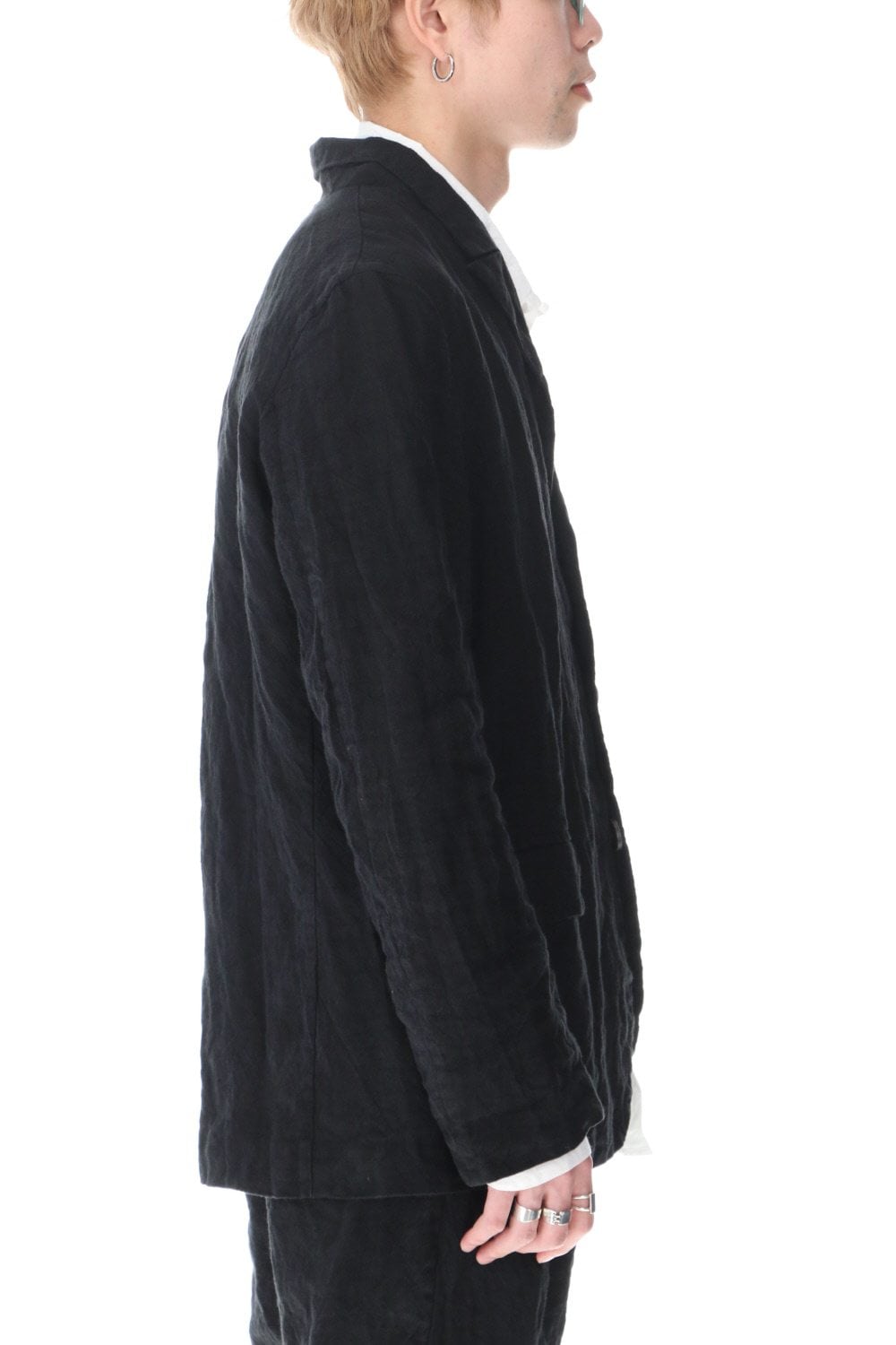 Artist Linen 3B Peaked Lapel Jacket 