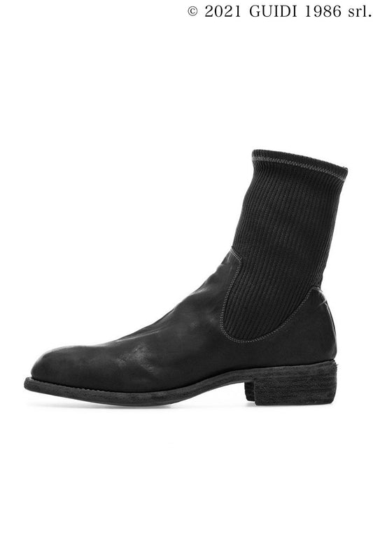 SB96 - Leather Gaiter Top-Ankle Boots