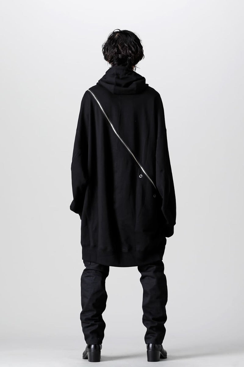 double zip balloon shaped hoodie.