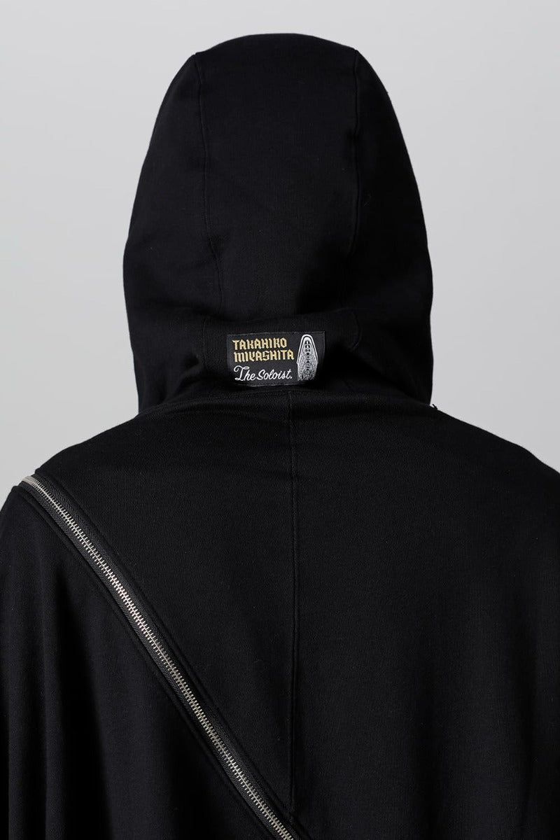 double zip balloon shaped hoodie.