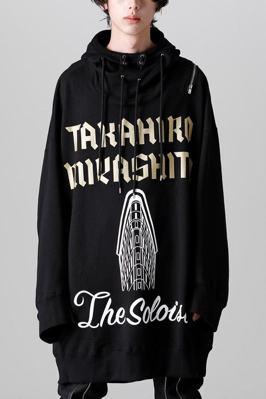 double zip balloon shaped hoodie.