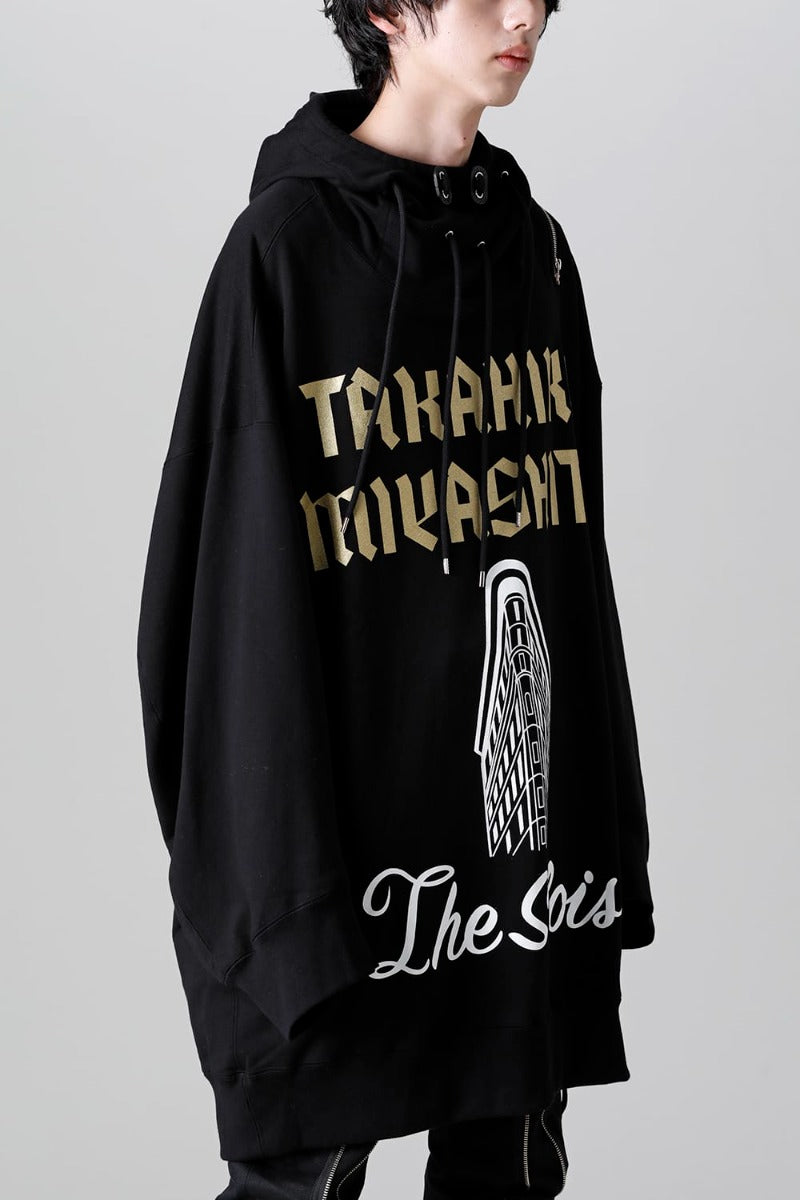 double zip balloon shaped hoodie.