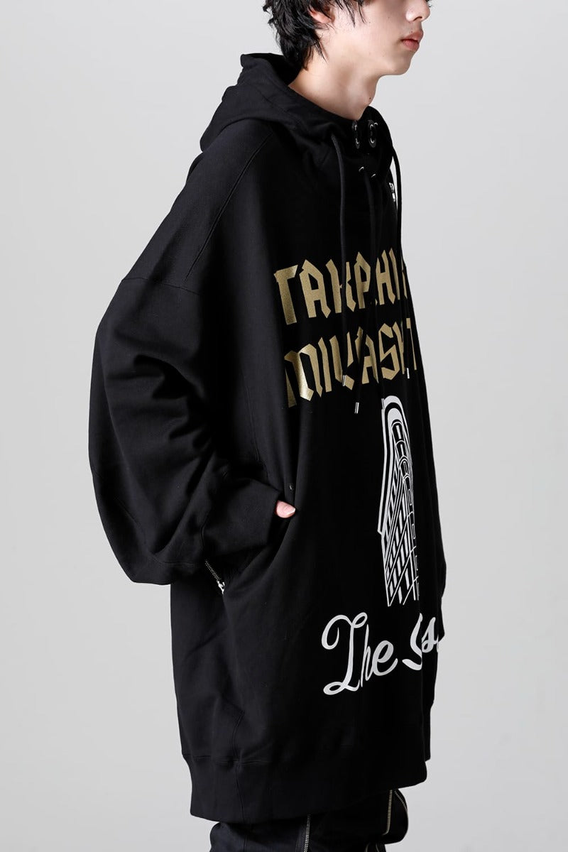 double zip balloon shaped hoodie.
