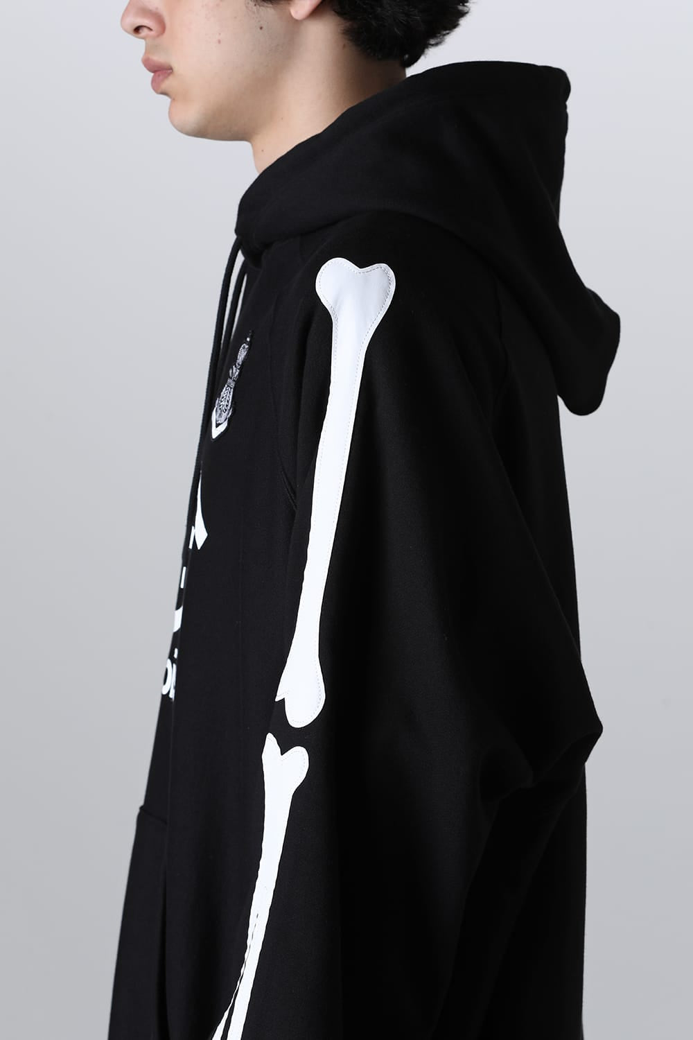 back gusset sleeve hoodie. (bone type02)