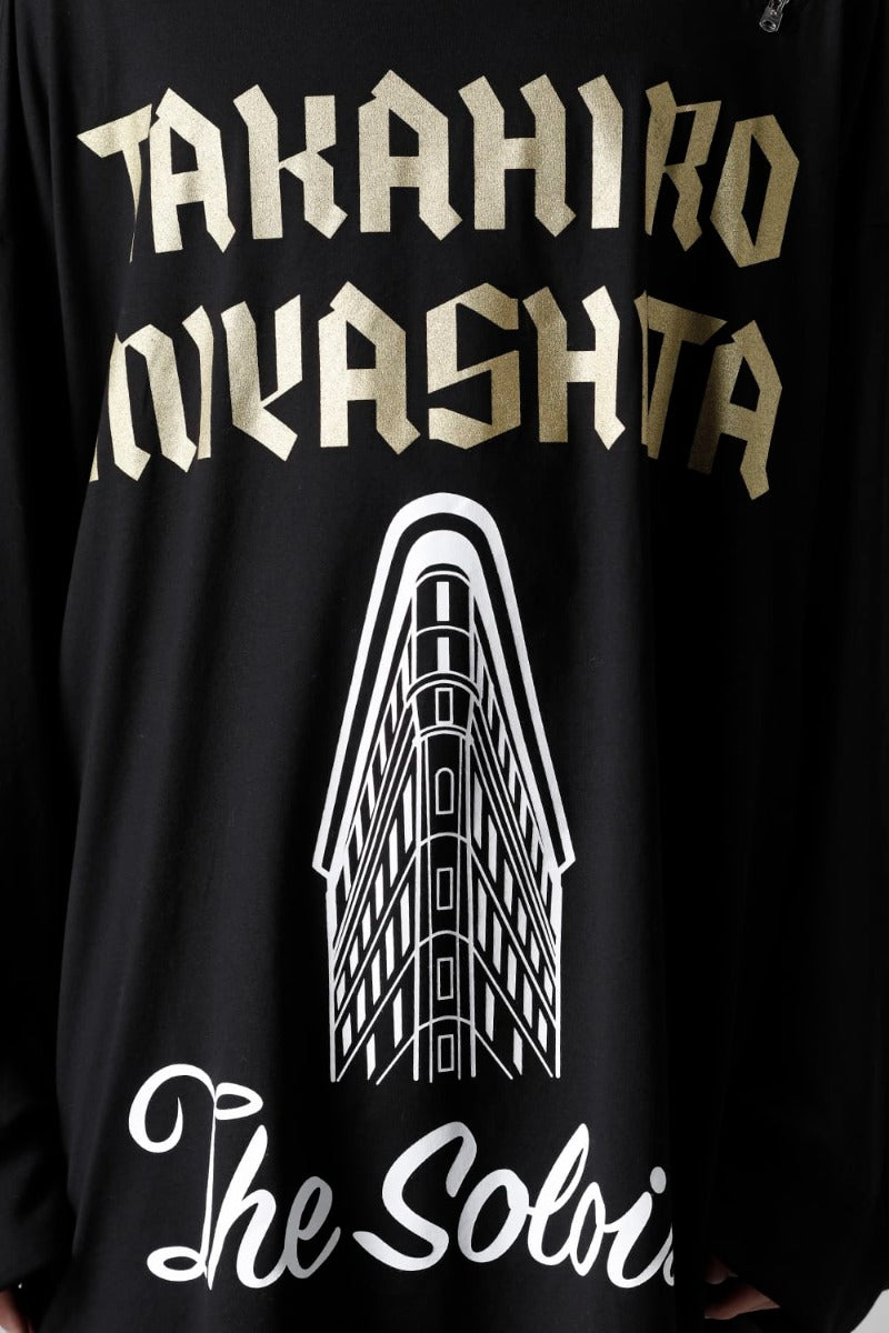 ダブルジップ バルーンシェイプド バラクラバ ネック シャツ