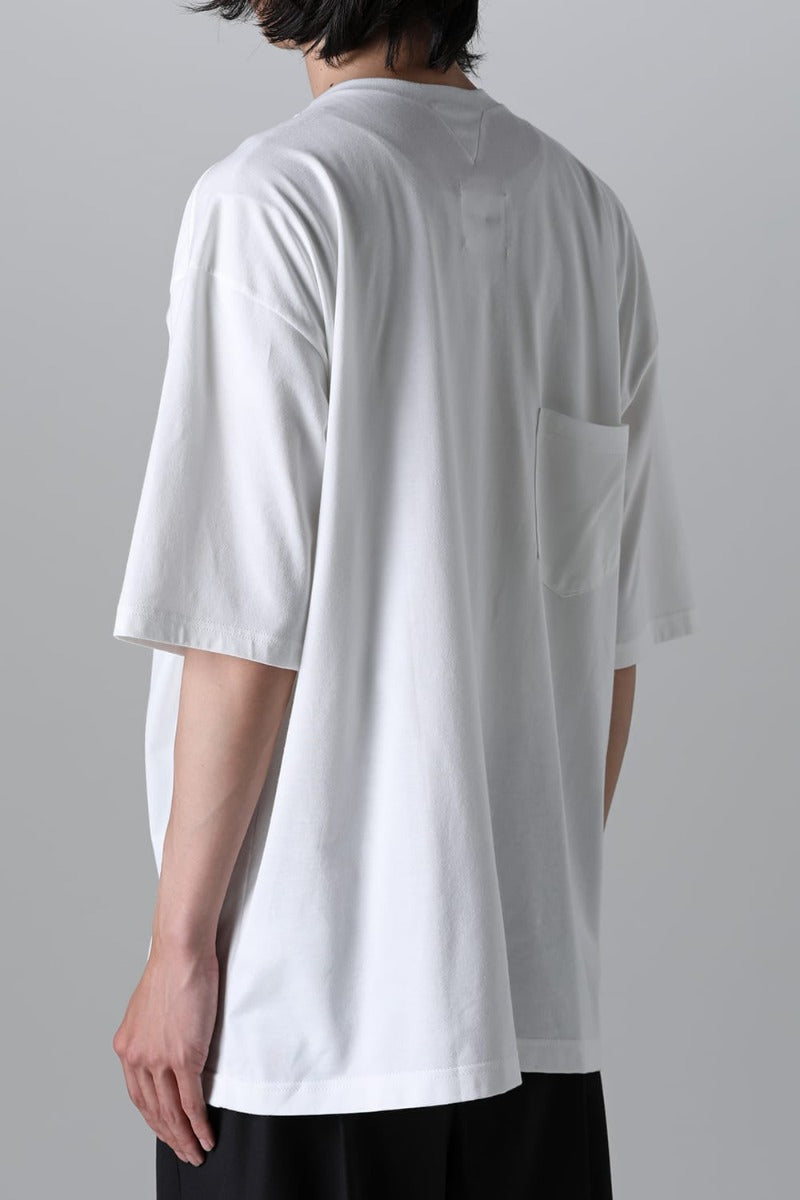 new two-way zip reverse oversized s/s t.(Jersey)(solid)