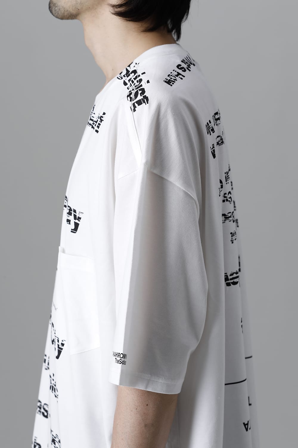 oversized s/s t. (pause≒play) White
