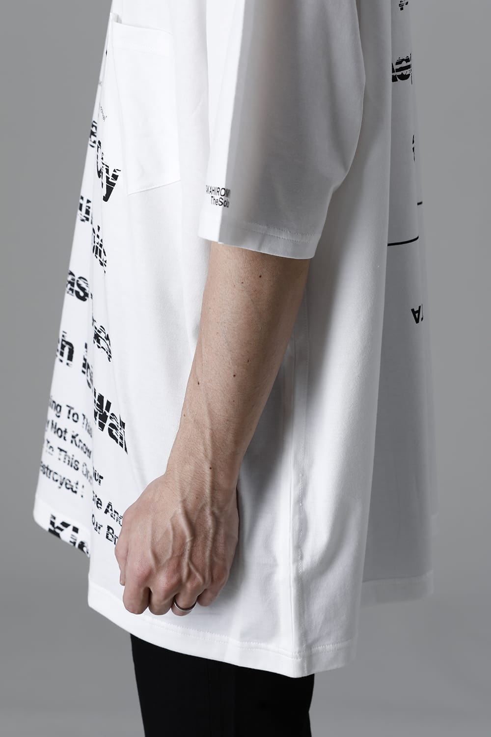 oversized s/s t. (pause≒play) White