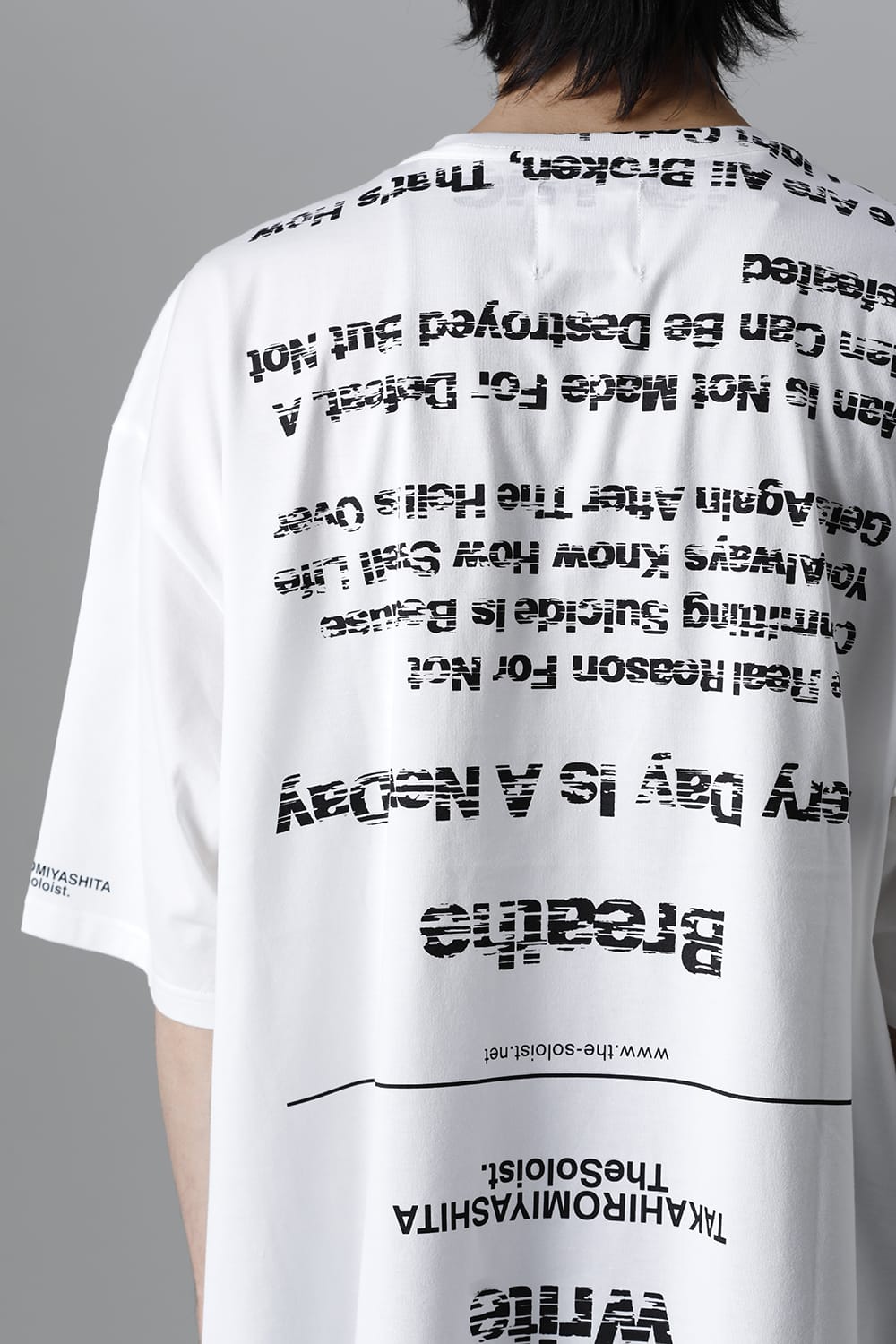 oversized s/s t. (pause≒play) White