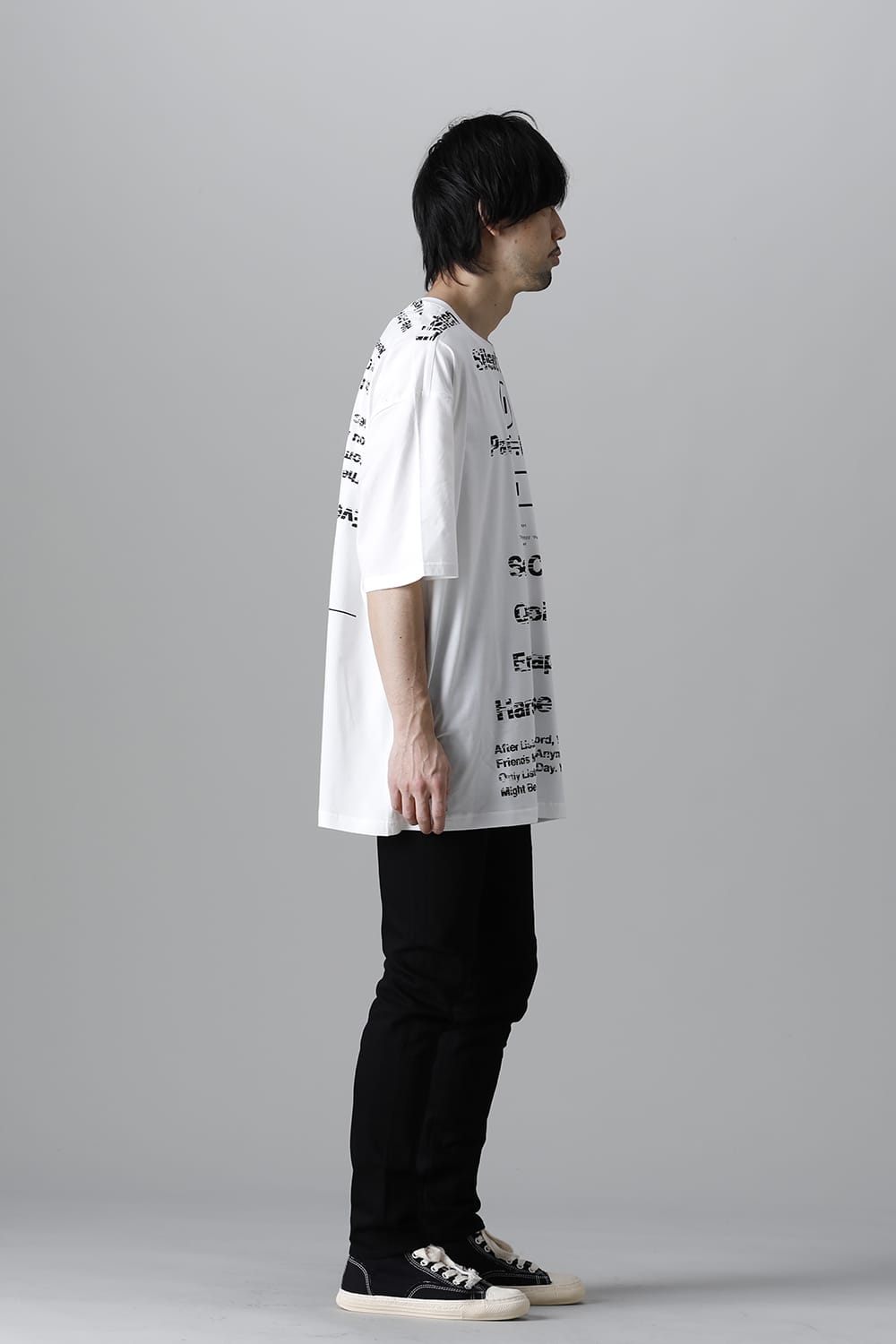 oversized s/s t. (pause≒play) White