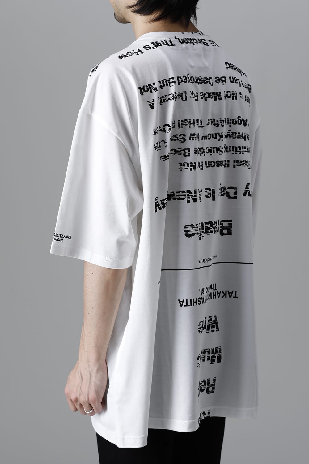 oversized s/s t. (pause≒play) White