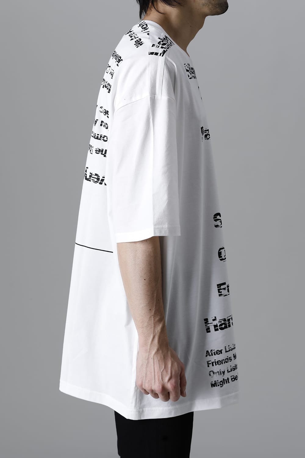 oversized s/s t. (pause≒play) White