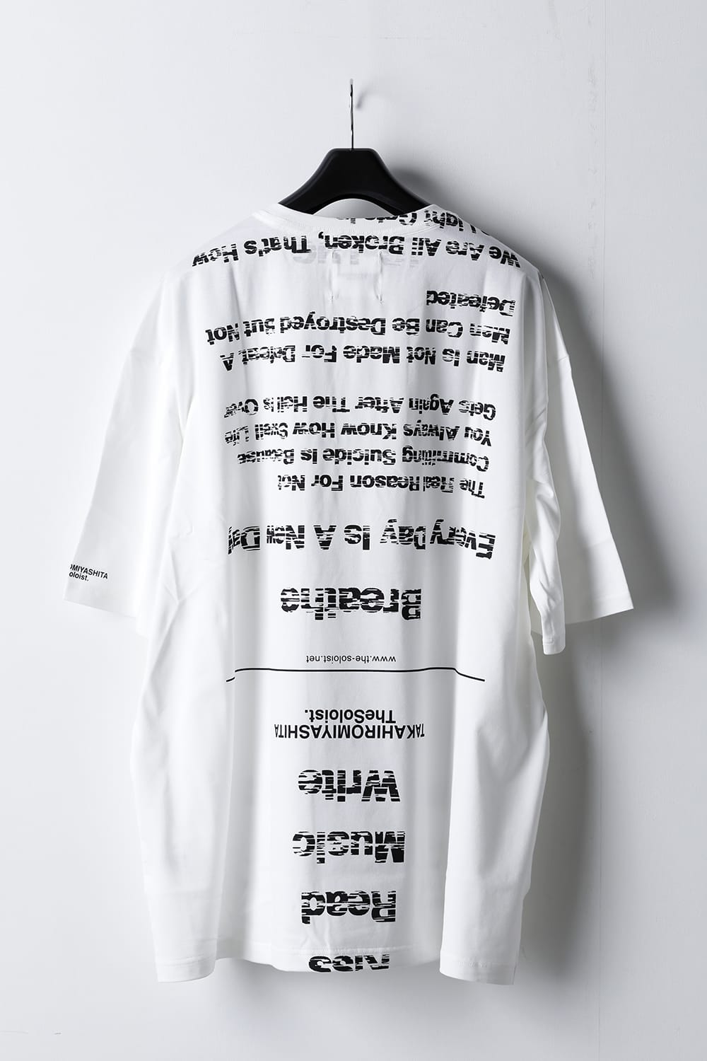 oversized s/s t. (pause≒play) White