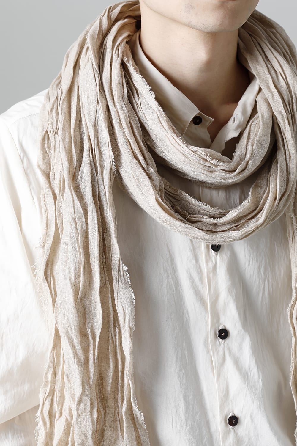 Linen Stole Beige