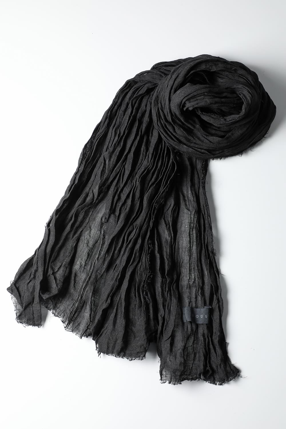 Linen Stole Black