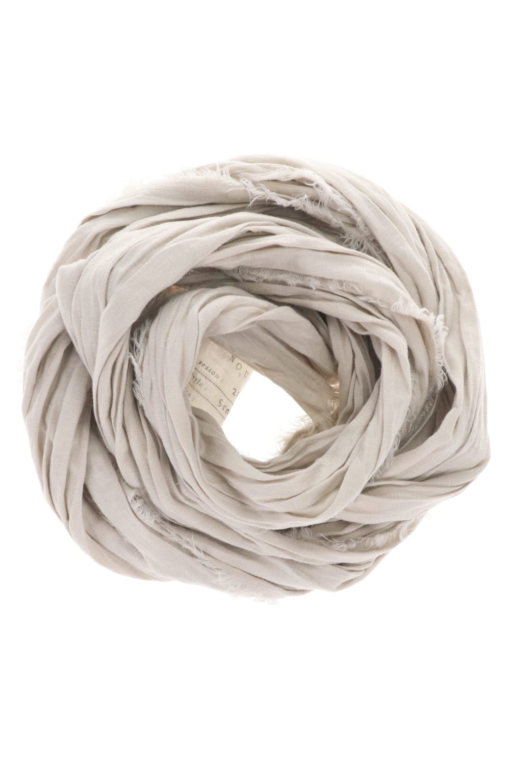 フレンチ リネン ストール エクリュ