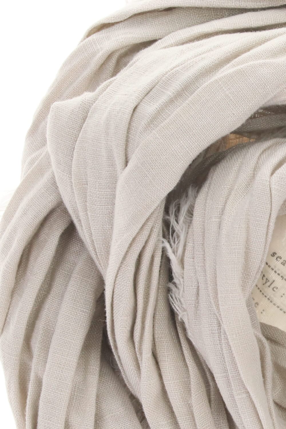 フレンチ リネン ストール エクリュ