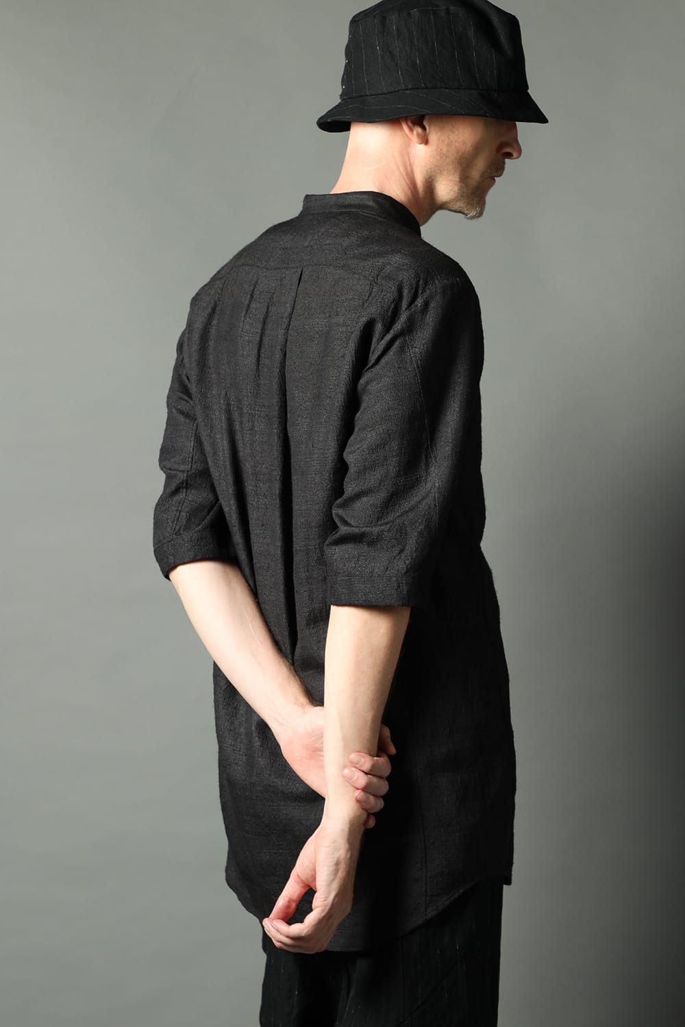 Short sleeve shirt wild silk