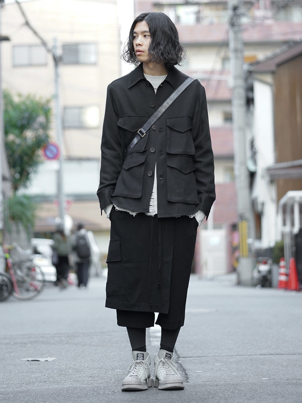 DRILL RAYON 4 POCKET SQUARE JACKET