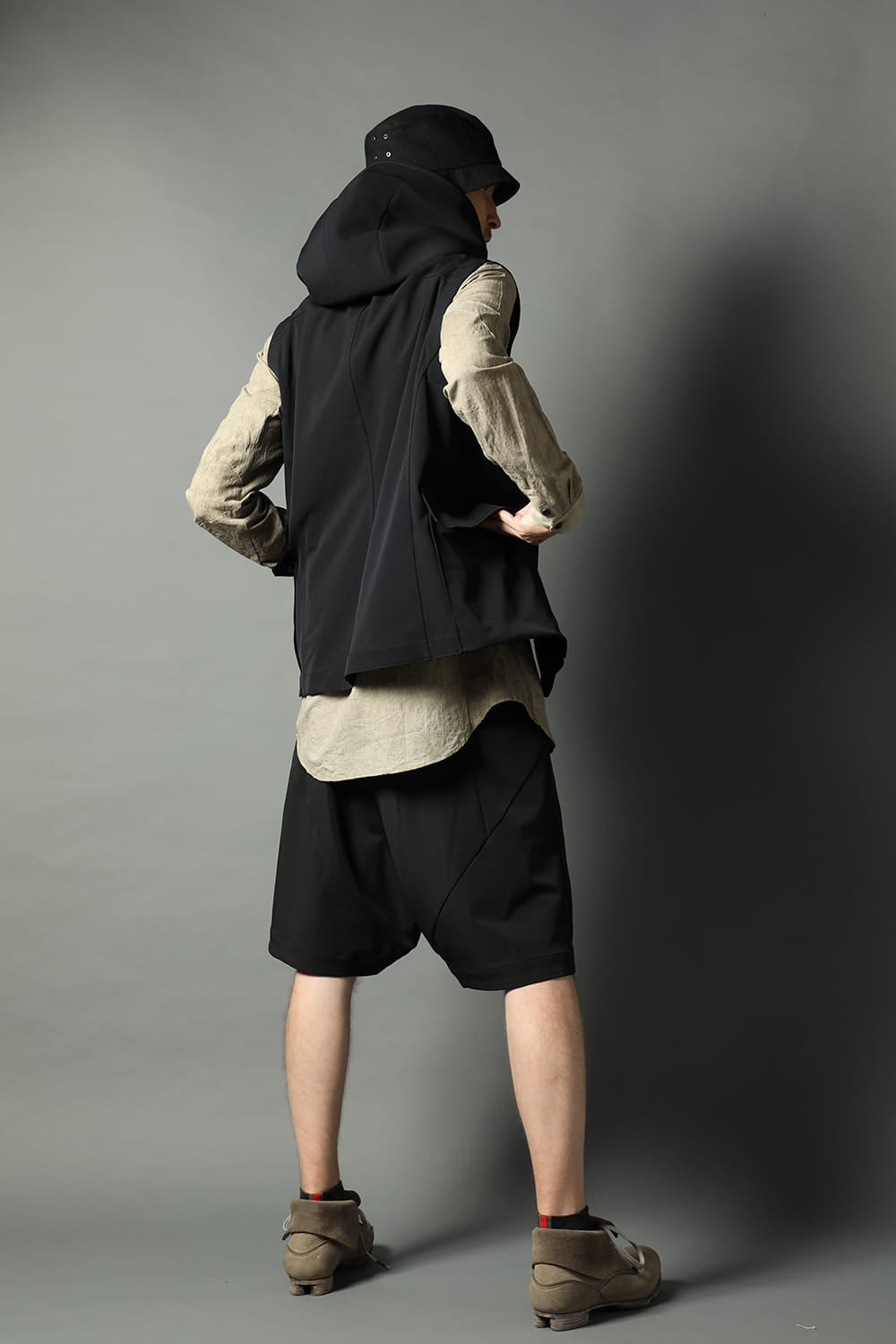 Shirt cotton / linen cold dyed