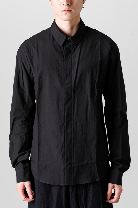 Unisex Woven Basic Shirts  Black