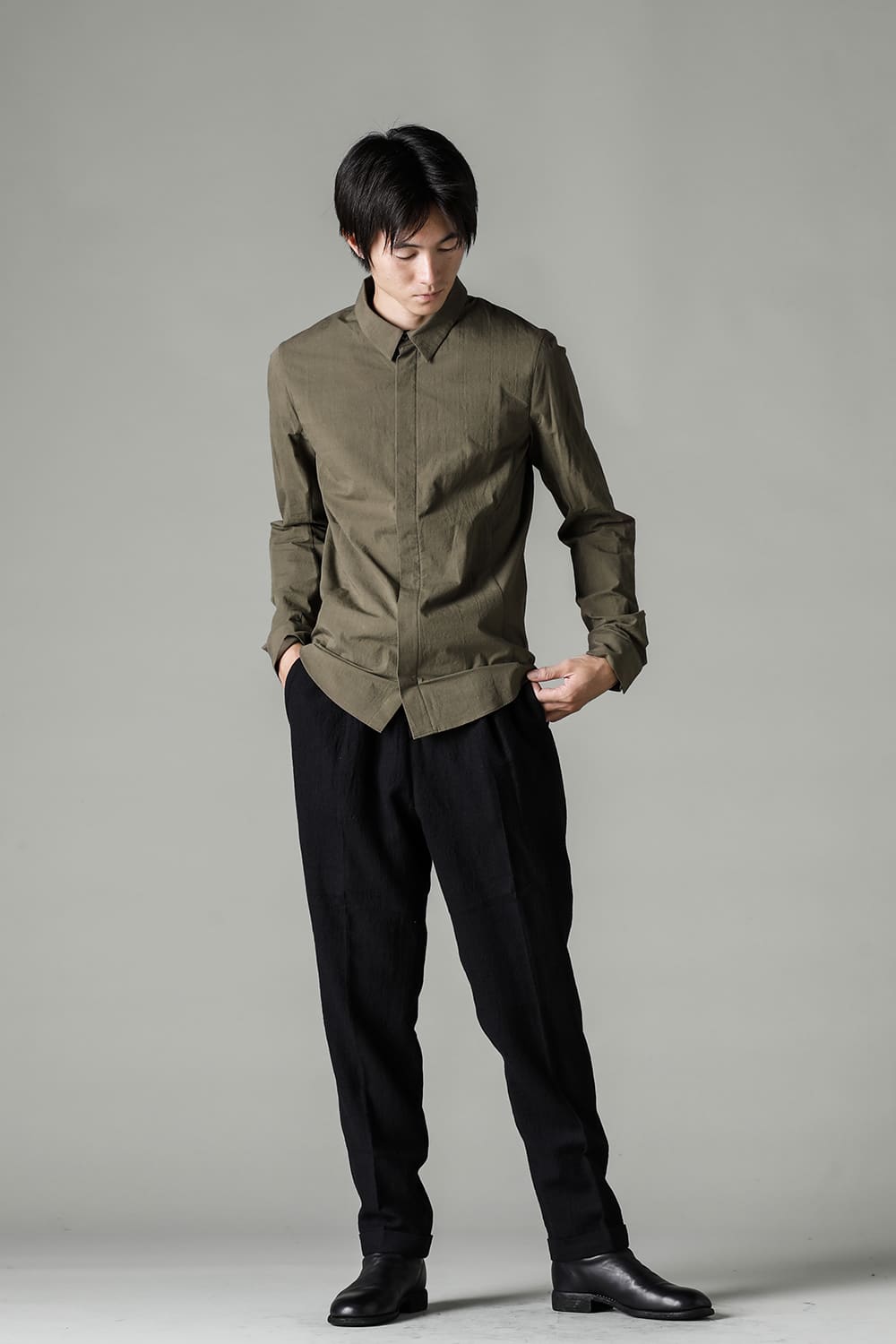 Basic Shirts Khaki Green