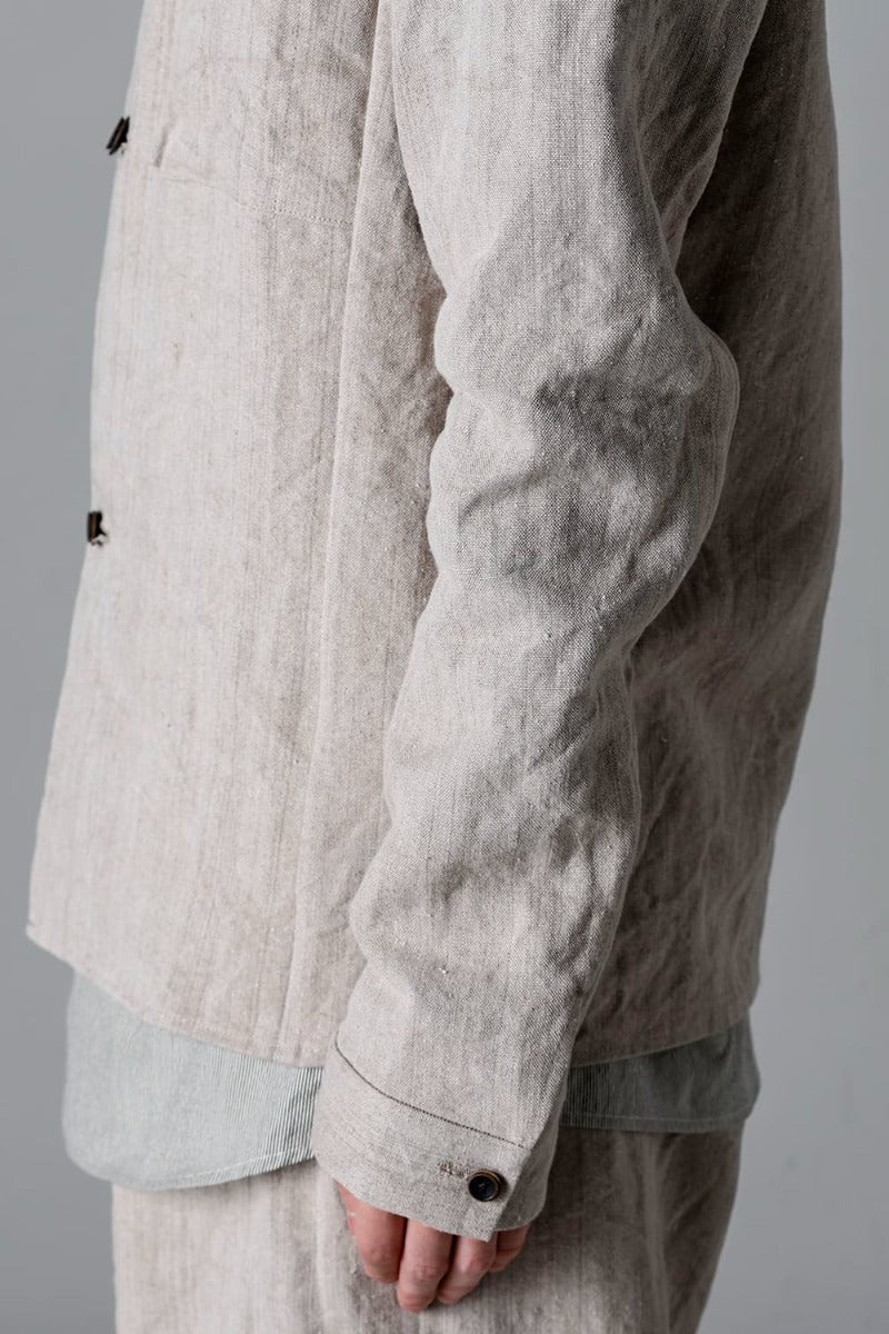 Heavy Canvas Linen Shirts Jacket