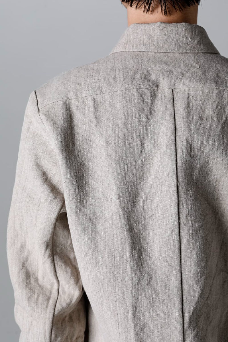 Heavy Canvas Linen Shirts Jacket